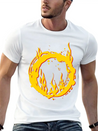 Ring Of Fire Lightweight Cotton T-Shirt – Daily Comfort Graphic Shirt