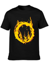 Ring Of Fire Lightweight Cotton T-Shirt – Daily Comfort Graphic Shirt