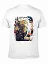 Roaring 20s Cats Art Nouveau Lightweight Cotton T-Shirt – Daily Comfort Graphic Shirt