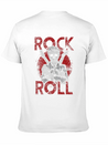Rock And Roll Lightweight Cotton T-Shirt – Daily Comfort Graphic Shirt