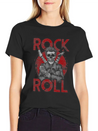Rock And Roll Lightweight Cotton T-Shirt – Daily Comfort Graphic Shirt
