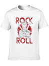 Rock And Roll Lightweight Cotton T-Shirt – Daily Comfort Graphic Shirt