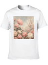 Romantic Pastel Valentine Bouquet Lightweight Cotton T-Shirt – Daily Comfort Graphic Shirt
