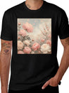 Romantic Pastel Valentine Bouquet Lightweight Cotton T-Shirt – Daily Comfort Graphic Shirt