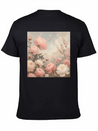 Romantic Pastel Valentine Bouquet Lightweight Cotton T-Shirt – Daily Comfort Graphic Shirt