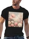 Romantic Pastel Valentine Bouquet Lightweight Cotton T-Shirt – Daily Comfort Graphic Shirt