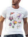 Romantic Petals Lightweight Cotton T-Shirt – Daily Comfort Graphic Shirt