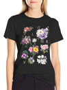 Romantic Petals Lightweight Cotton T-Shirt – Daily Comfort Graphic Shirt