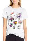 Romantic Petals Lightweight Cotton T-Shirt – Daily Comfort Graphic Shirt