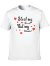 Romantic Song Lightweight Cotton T-Shirt – Daily Comfort Graphic Shirt