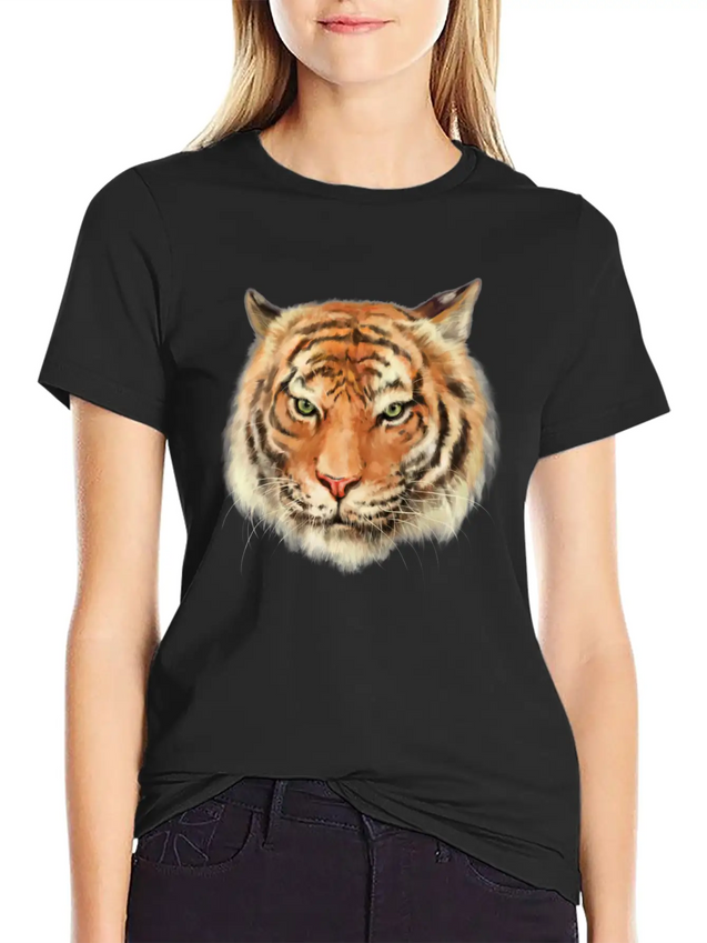 Royal Bengal Tiger Lightweight Cotton T-Shirt – Daily Comfort Graphic Shirt