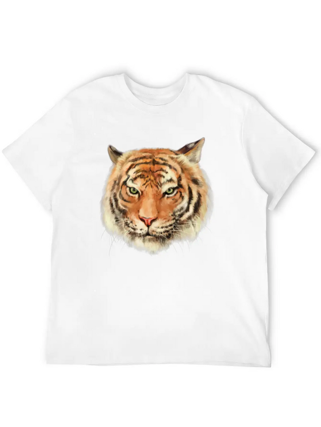 Royal Bengal Tiger Lightweight Cotton T-Shirt – Daily Comfort Graphic Shirt
