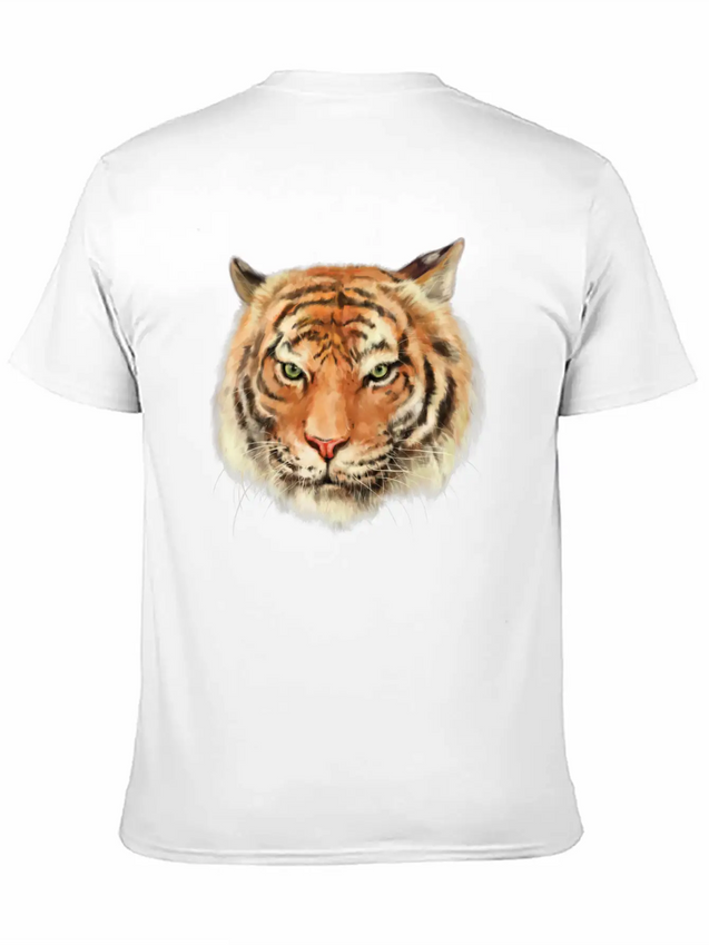 Royal Bengal Tiger Lightweight Cotton T-Shirt – Daily Comfort Graphic Shirt