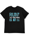Running Runner Lightweight Cotton T-Shirt – Daily Comfort Graphic Shirt