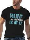 Running Runner Lightweight Cotton T-Shirt – Daily Comfort Graphic Shirt