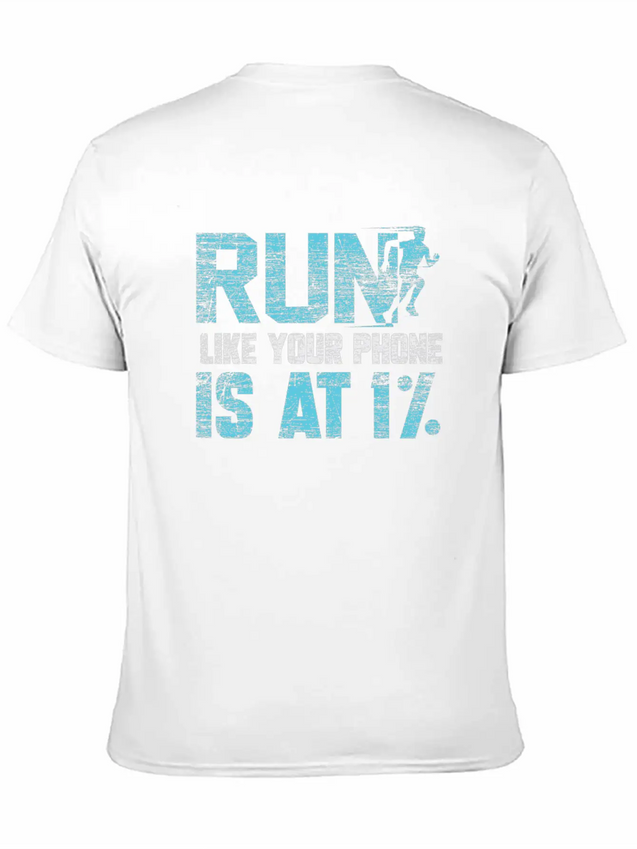 Running Runner Lightweight Cotton T-Shirt – Daily Comfort Graphic Shirt