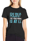 Running Runner Lightweight Cotton T-Shirt – Daily Comfort Graphic Shirt