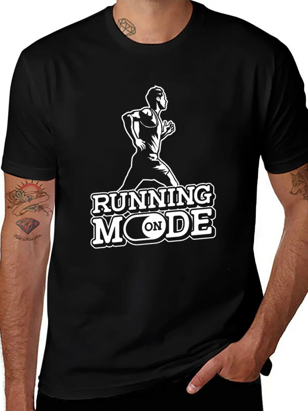 Running Runner Run Sports Lightweight Cotton T-Shirt – Daily Comfort Graphic Shirt