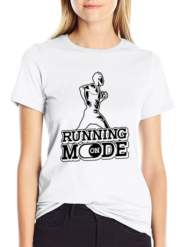 Running Runner Run Sports Lightweight Cotton T-Shirt – Daily Comfort Graphic Shirt
