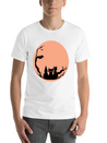 Sad Cat Halloween Vector Lightweight Cotton T-Shirt – Daily Comfort Graphic Shirt