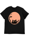 Sad Cat Halloween Vector Lightweight Cotton T-Shirt – Daily Comfort Graphic Shirt