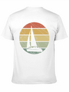 Sailing Retro Lightweight Cotton T-Shirt – Daily Comfort Graphic Shirt