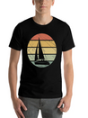 Sailing Retro Lightweight Cotton T-Shirt – Daily Comfort Graphic Shirt
