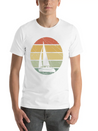 Sailing Retro Lightweight Cotton T-Shirt – Daily Comfort Graphic Shirt