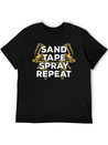 Sand Tape Spray Repeat Auto Body Painter Lightweight Cotton T-Shirt – Daily Comfort Graphic Shirt