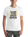 Sand Tape Spray Repeat Auto Body Painter Lightweight Cotton T-Shirt – Daily Comfort Graphic Shirt