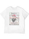 Santas XMAS Ugly Christmas Metalworker Lightweight Cotton T-Shirt – Daily Comfort Graphic Shirt