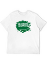 Saudi ArabiaPaint Splatter Flag Saudi Arabian Lightweight Cotton T-Shirt – Daily Comfort Graphic Shirt