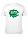 Saudi ArabiaPaint Splatter Flag Saudi Arabian Lightweight Cotton T-Shirt – Daily Comfort Graphic Shirt