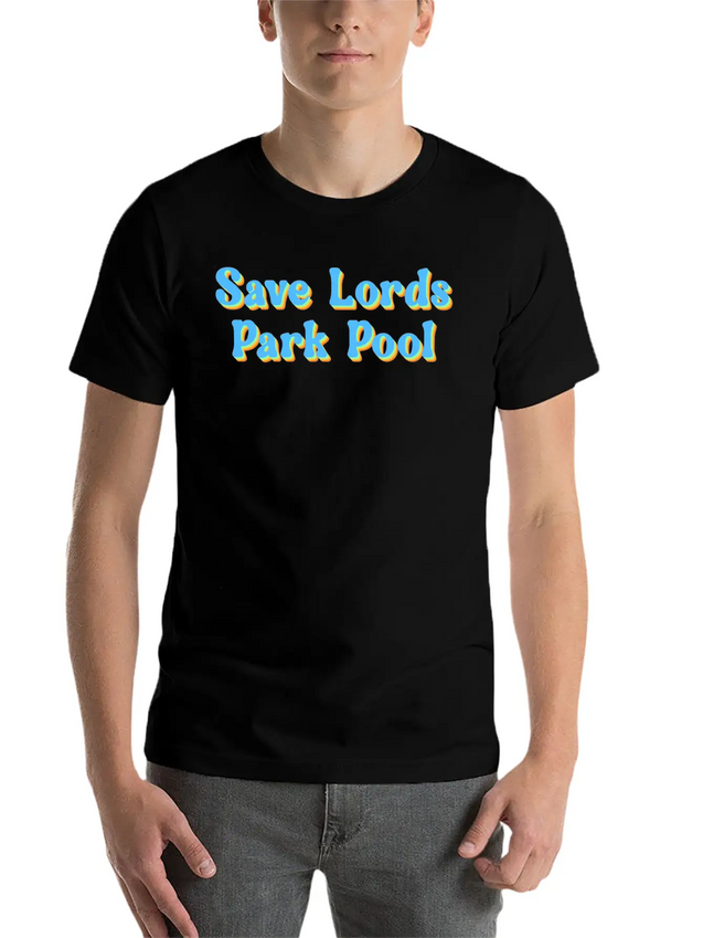 Save Lords Park Pool Lightweight Cotton T-Shirt – Daily Comfort Graphic Shirt