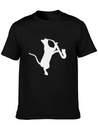 Saxophone - Cat Playing Saxophone Lightweight Cotton T-Shirt – Daily Comfort Graphic Shirt