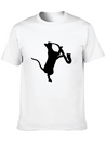 Saxophone - Cat Playing Saxophone Lightweight Cotton T-Shirt – Daily Comfort Graphic Shirt