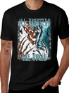 Scary Creepy Horror Undead Monster, Demon Or Ghoul Lightweight Cotton T-Shirt – Daily Comfort Graphic Shirt