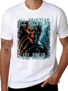Scary Creepy Horror Undead Monster, Demon Or Ghoul Lightweight Cotton T-Shirt – Daily Comfort Graphic Shirt