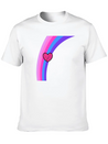 Scribbly Heart Magenta Rainbow Lightweight Cotton T-Shirt – Daily Comfort Graphic Shirt