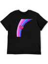 Scribbly Heart Magenta Rainbow Lightweight Cotton T-Shirt – Daily Comfort Graphic Shirt