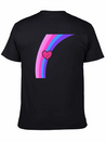 Scribbly Heart Magenta Rainbow Lightweight Cotton T-Shirt – Daily Comfort Graphic Shirt