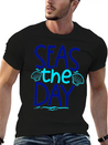 Seas The Day Lightweight Cotton T-Shirt – Daily Comfort Graphic Shirt
