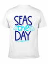 Seas The Day Lightweight Cotton T-Shirt – Daily Comfort Graphic Shirt