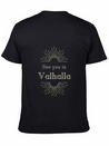 See You In Valhalla Lightweight Cotton T-Shirt – Daily Comfort Graphic Shirt