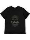 See You In Valhalla Lightweight Cotton T-Shirt – Daily Comfort Graphic Shirt