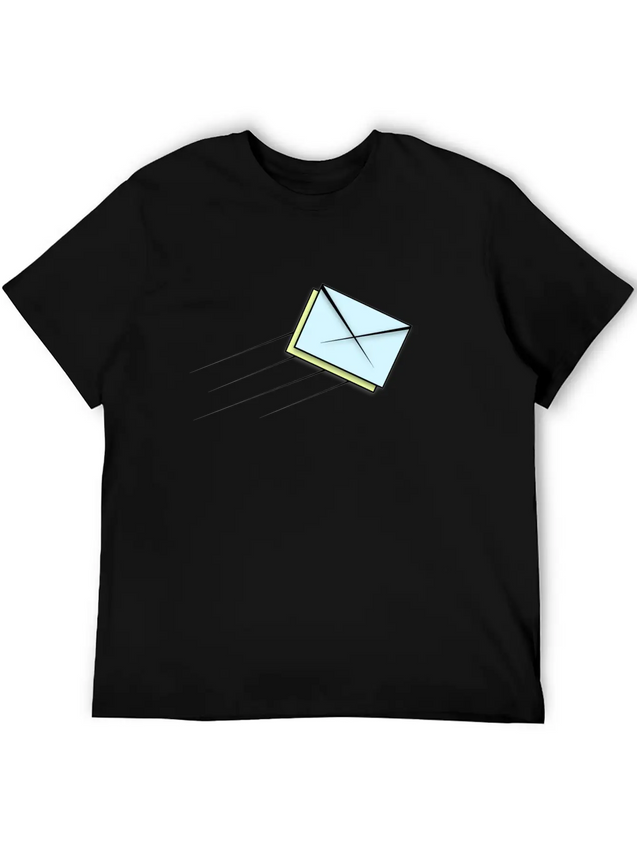 Sent Mail Lightweight Cotton T-Shirt – Daily Comfort Graphic Shirt