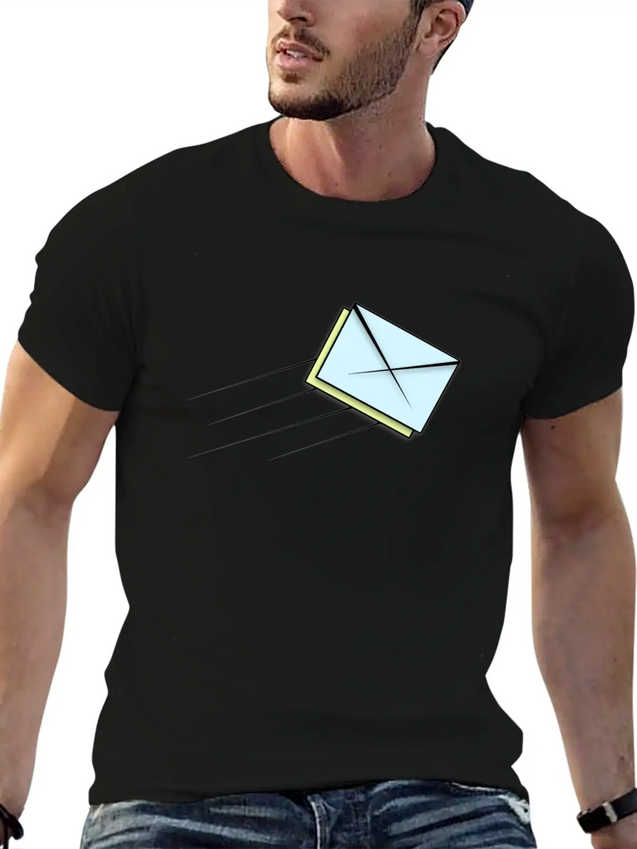 Sent Mail Lightweight Cotton T-Shirt – Daily Comfort Graphic Shirt