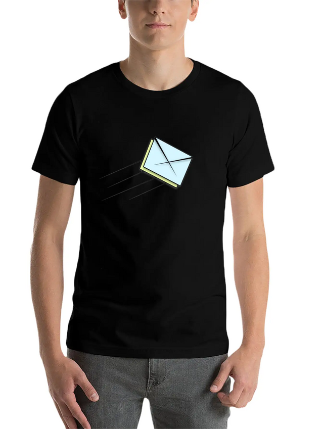 Sent Mail Lightweight Cotton T-Shirt – Daily Comfort Graphic Shirt