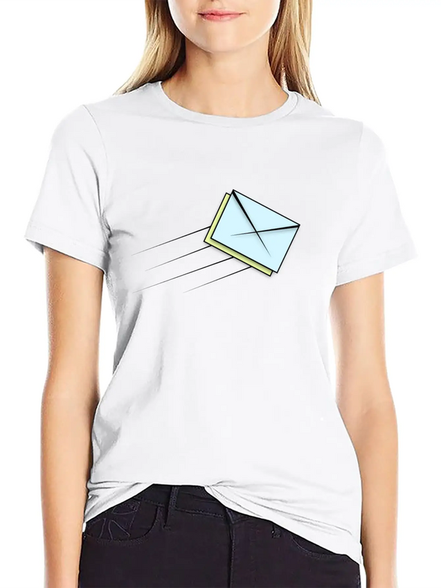 Sent Mail Lightweight Cotton T-Shirt – Daily Comfort Graphic Shirt
