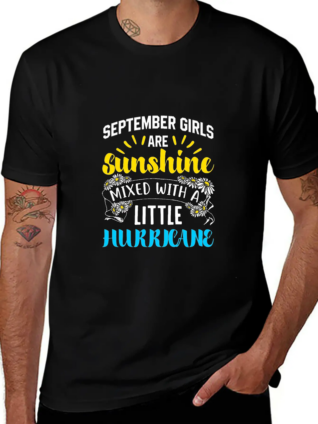 September Girls Sunshine Hurricane Gift Lightweight Cotton T-Shirt – Daily Comfort Graphic Shirt